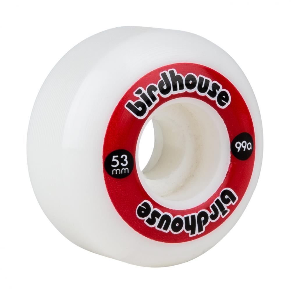 Birdhouse - 53mm - Logo Wheels 99a - White - Prime Delux Store