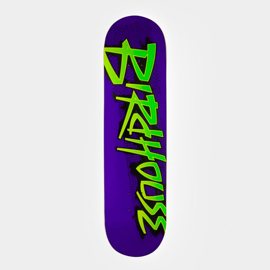 Birdhouse - 8.125" Splatter Logo Deck - Purple - Prime Delux Store
