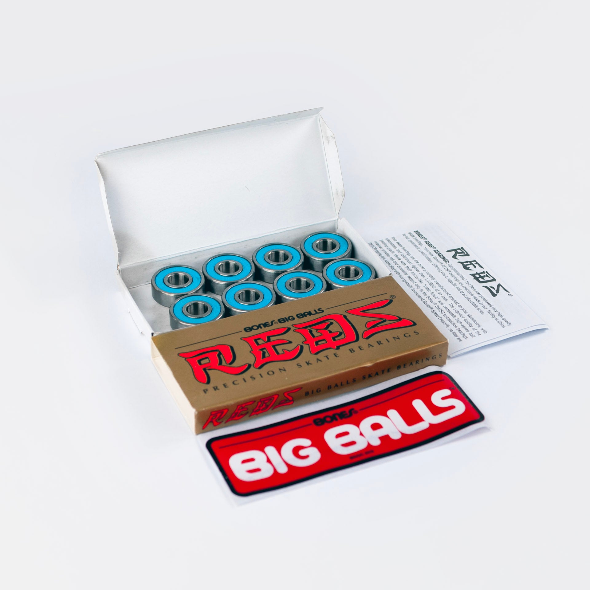 Bones Bearings Big Balls Reds - Prime Delux Store