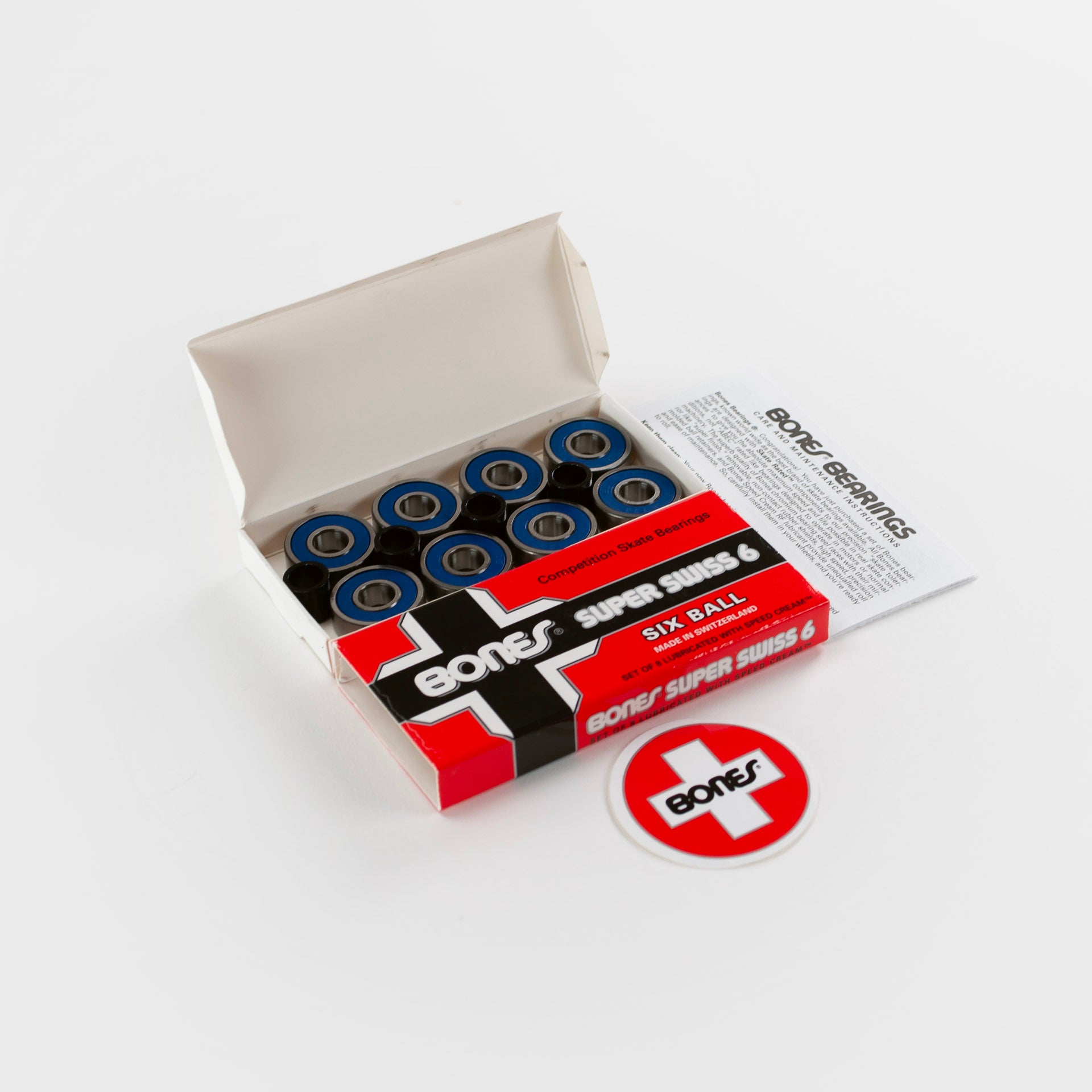 Bones Super Swiss 6 Ball Bearings - Prime Delux Store