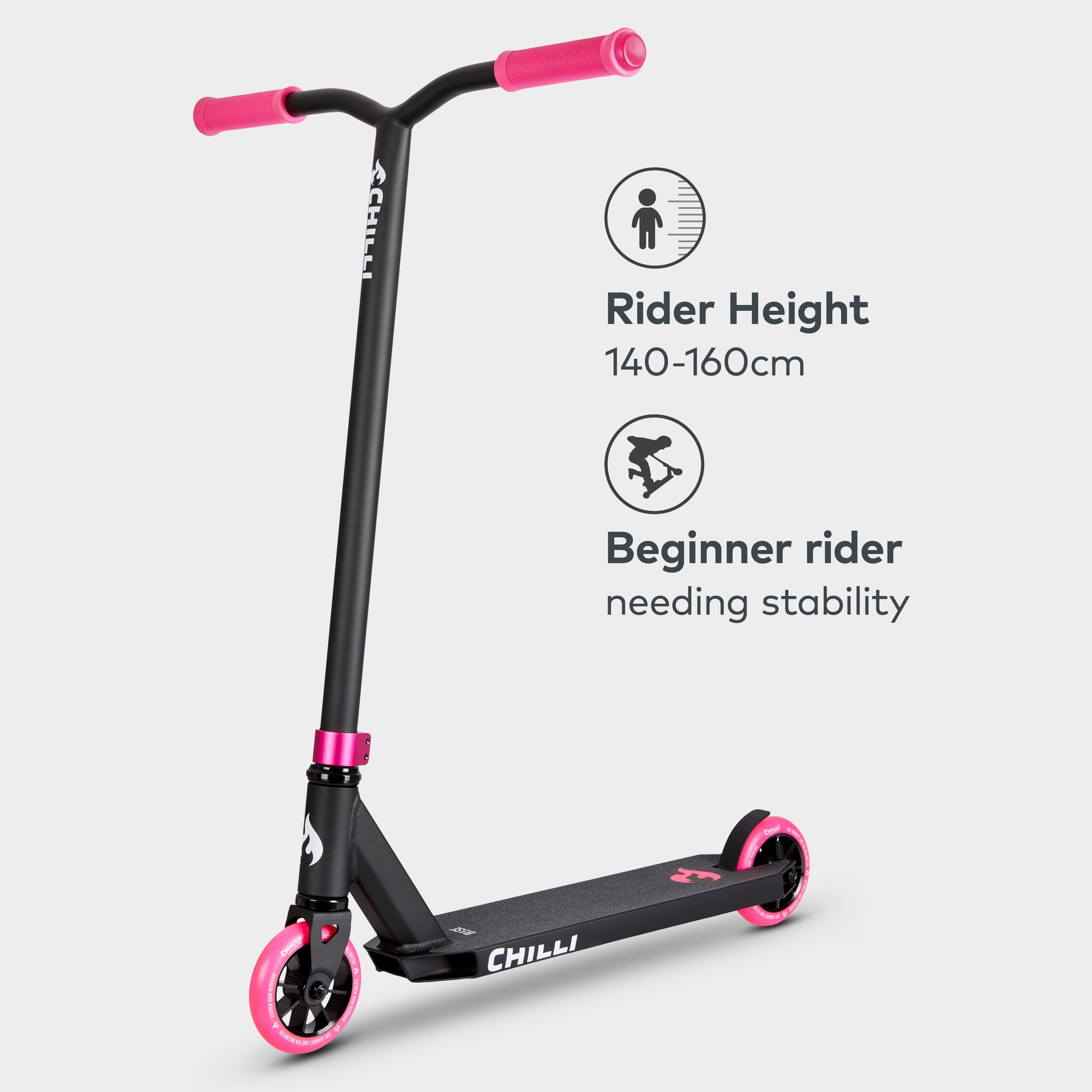 Chilli Scooters - Base - Black/Pink - Prime Delux Store