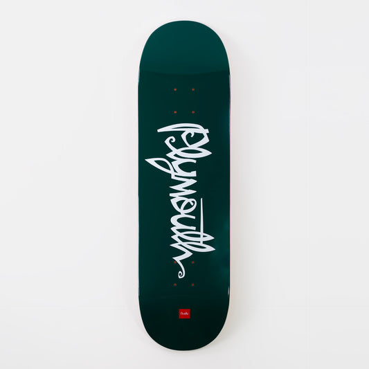 Chocolate - 8.5" Flip the Script Plymouth Deck - Argyle Green - Prime Delux Store