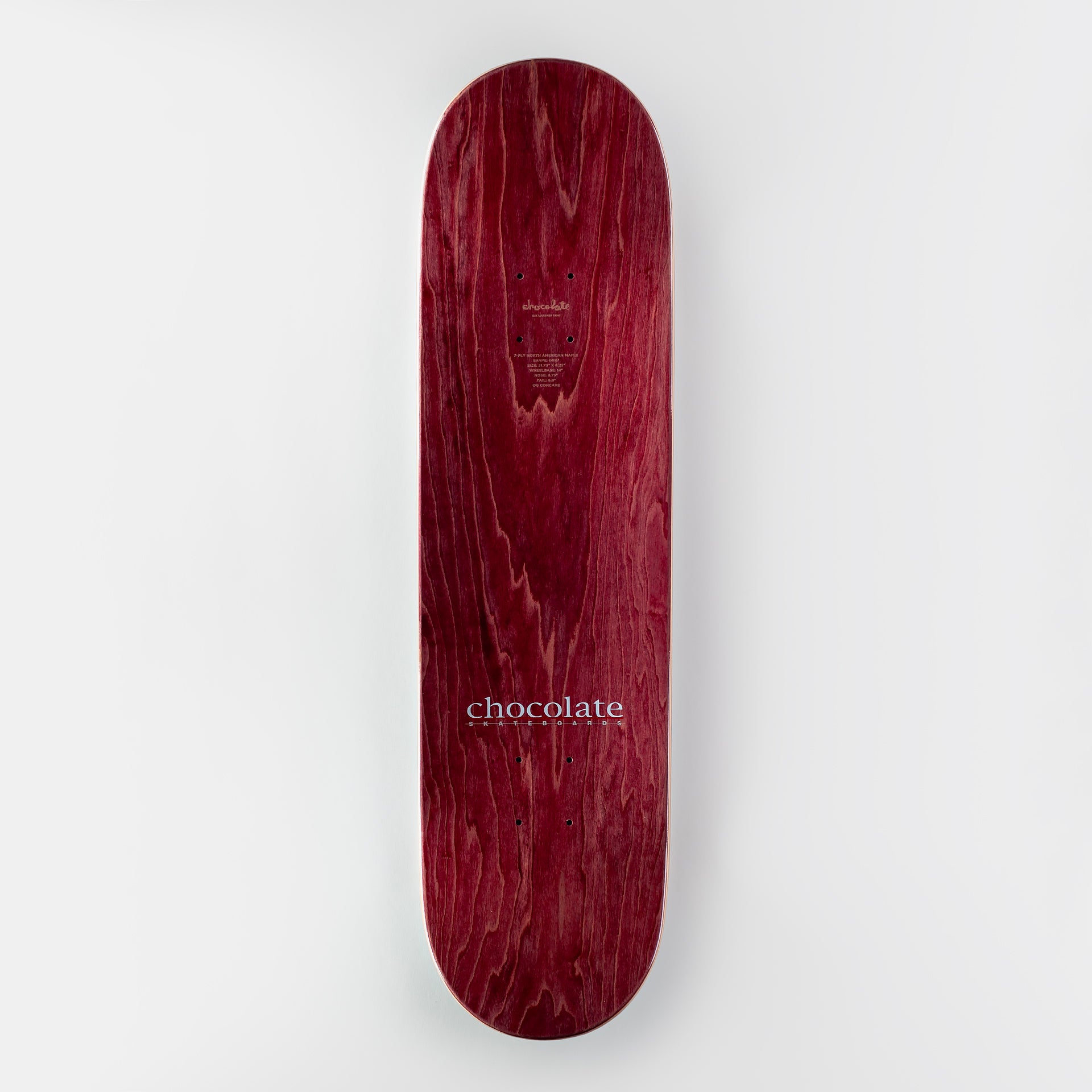 Chocolate 8.25" The Bar Logo Kenny Anderson Deck - White - Prime Delux Store