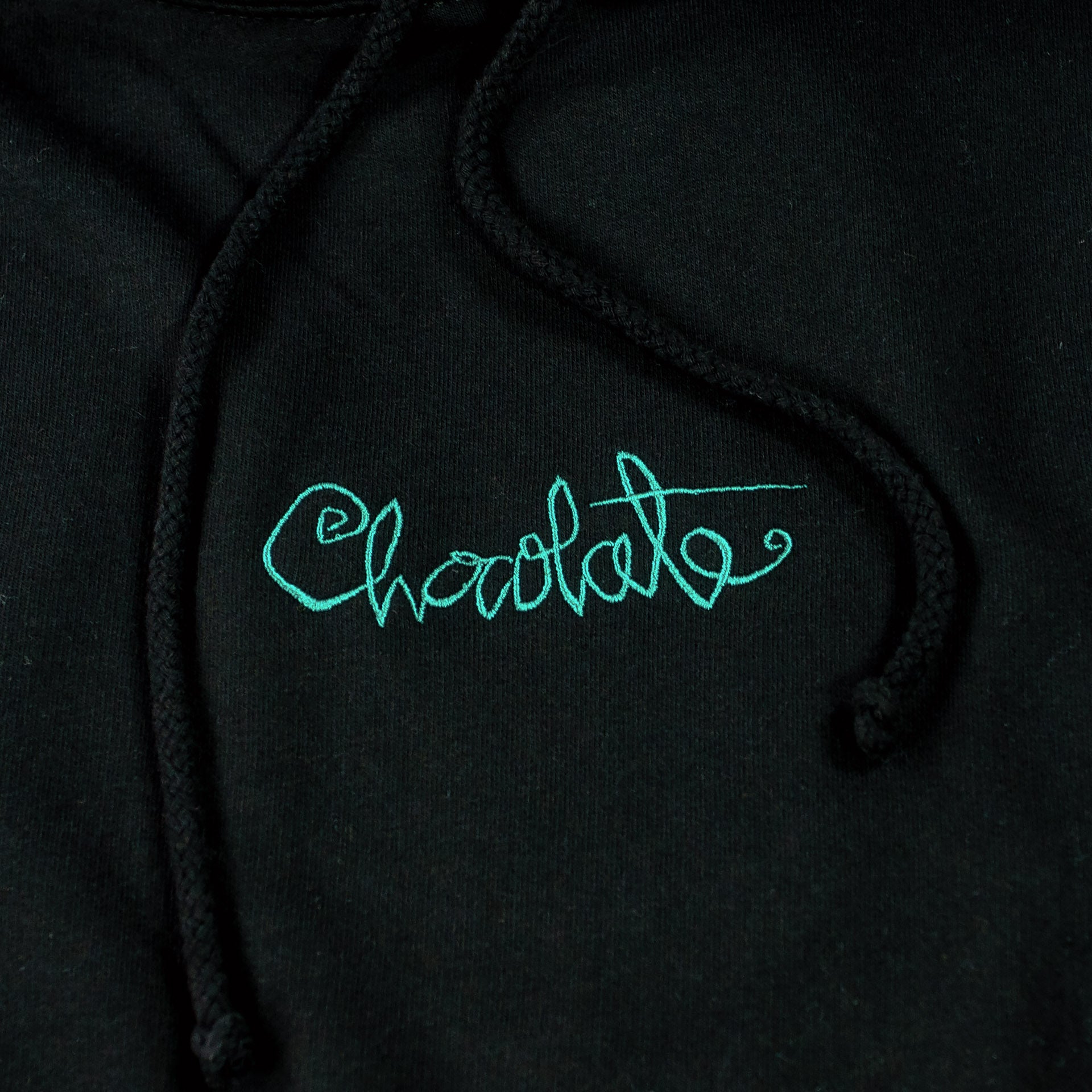 Chocolate Skateboards - 94' Script Pullover Embroidered Hoodie - Black - Prime Delux Store