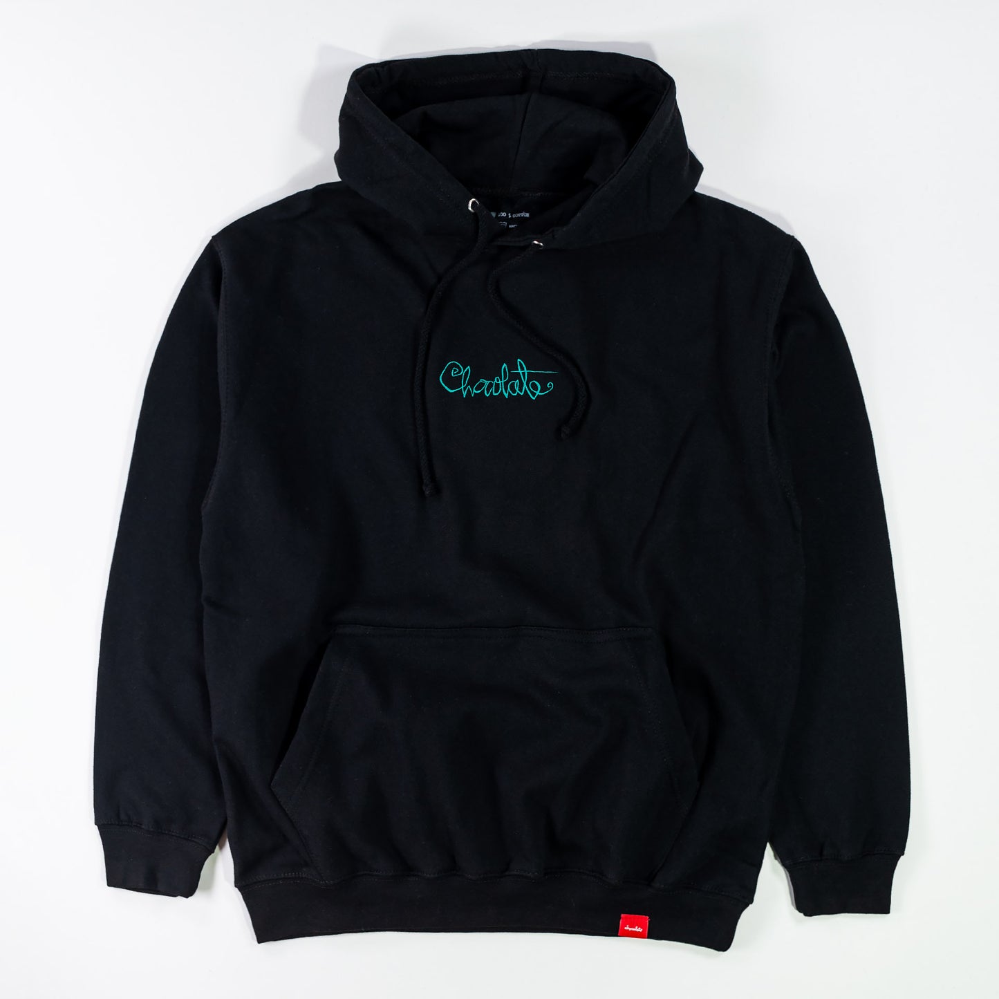 Chocolate Skateboards - 94' Script Pullover Embroidered Hoodie - Black - Prime Delux Store