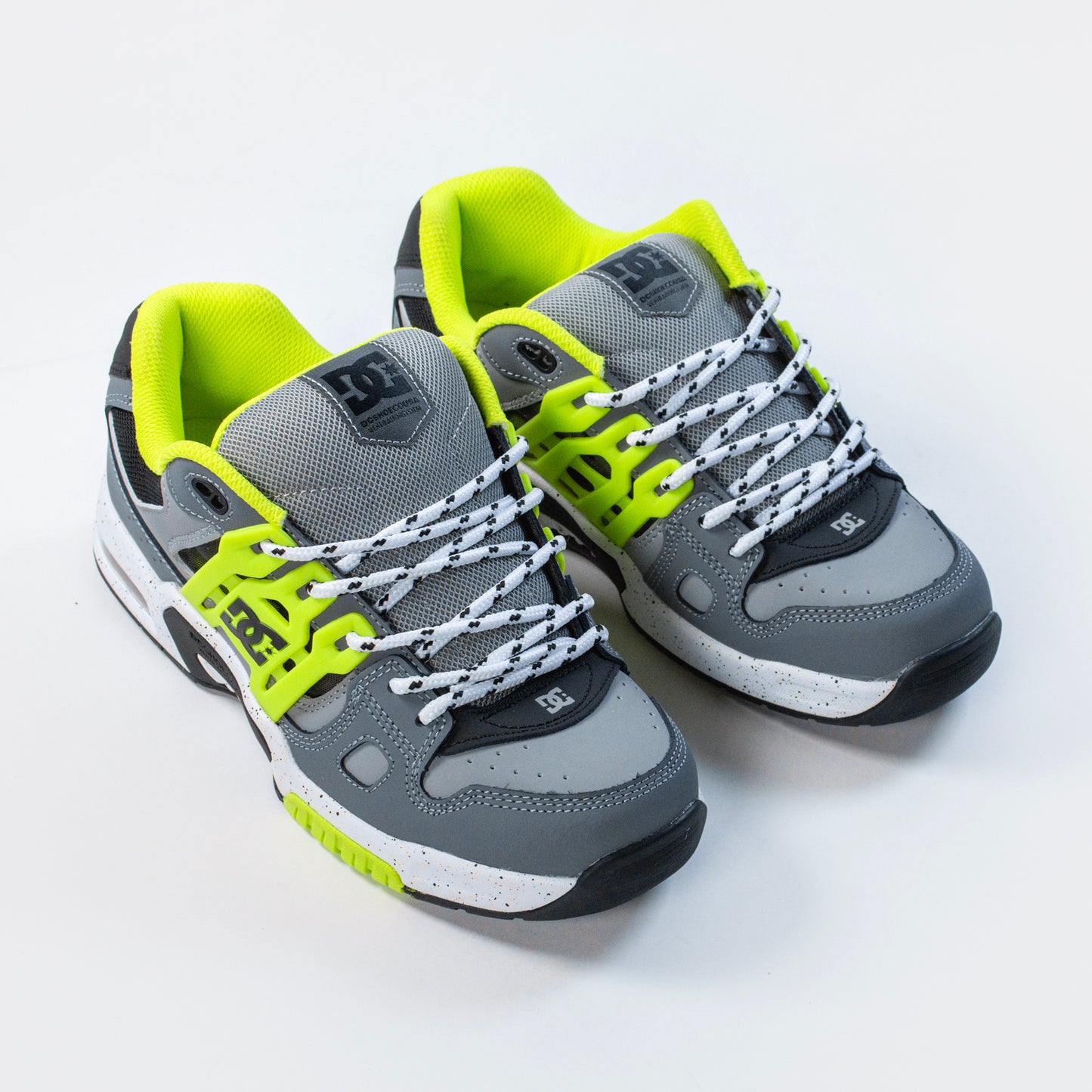 DC AT-2 Shoes - Grey/ Black/ Lime