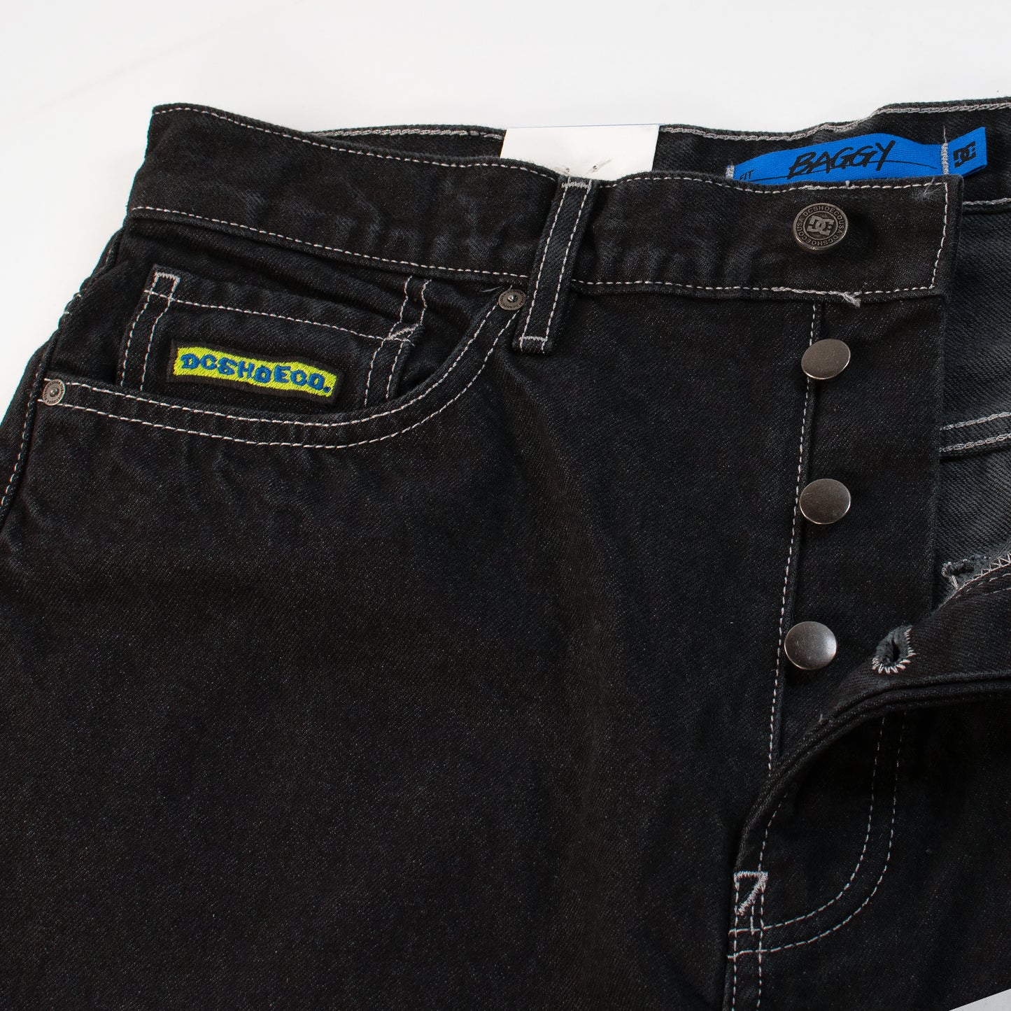 DC Baggy Denim Shorts - Black Tint