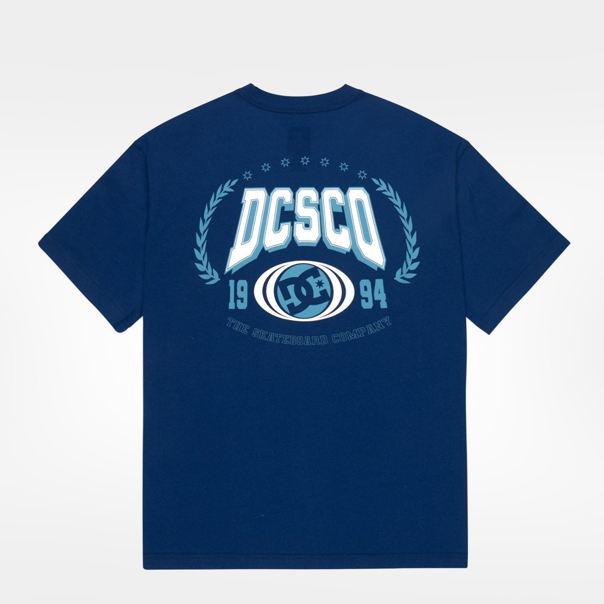 DC Crown College Short Sleeve T-shirt - Estate Blue - Prime Delux Store