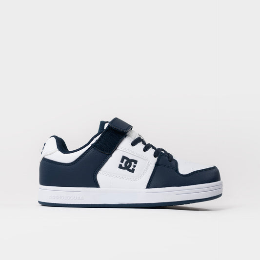 DC Kids Manteca 4 V SN Shoes - White/Navy - Prime Delux Store