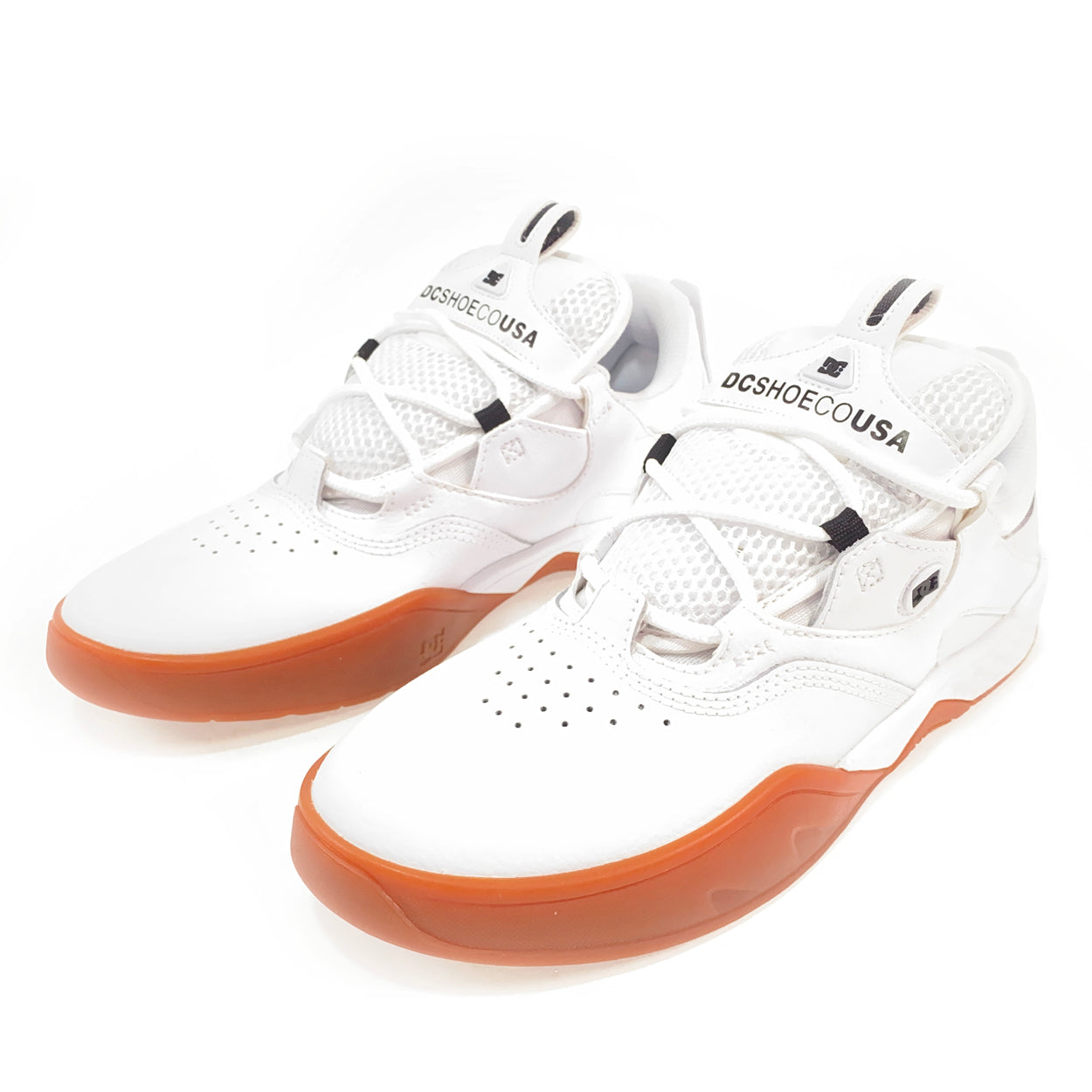 DC Shoes Kalis Skate Shoes - White / Gum - Prime Delux Store