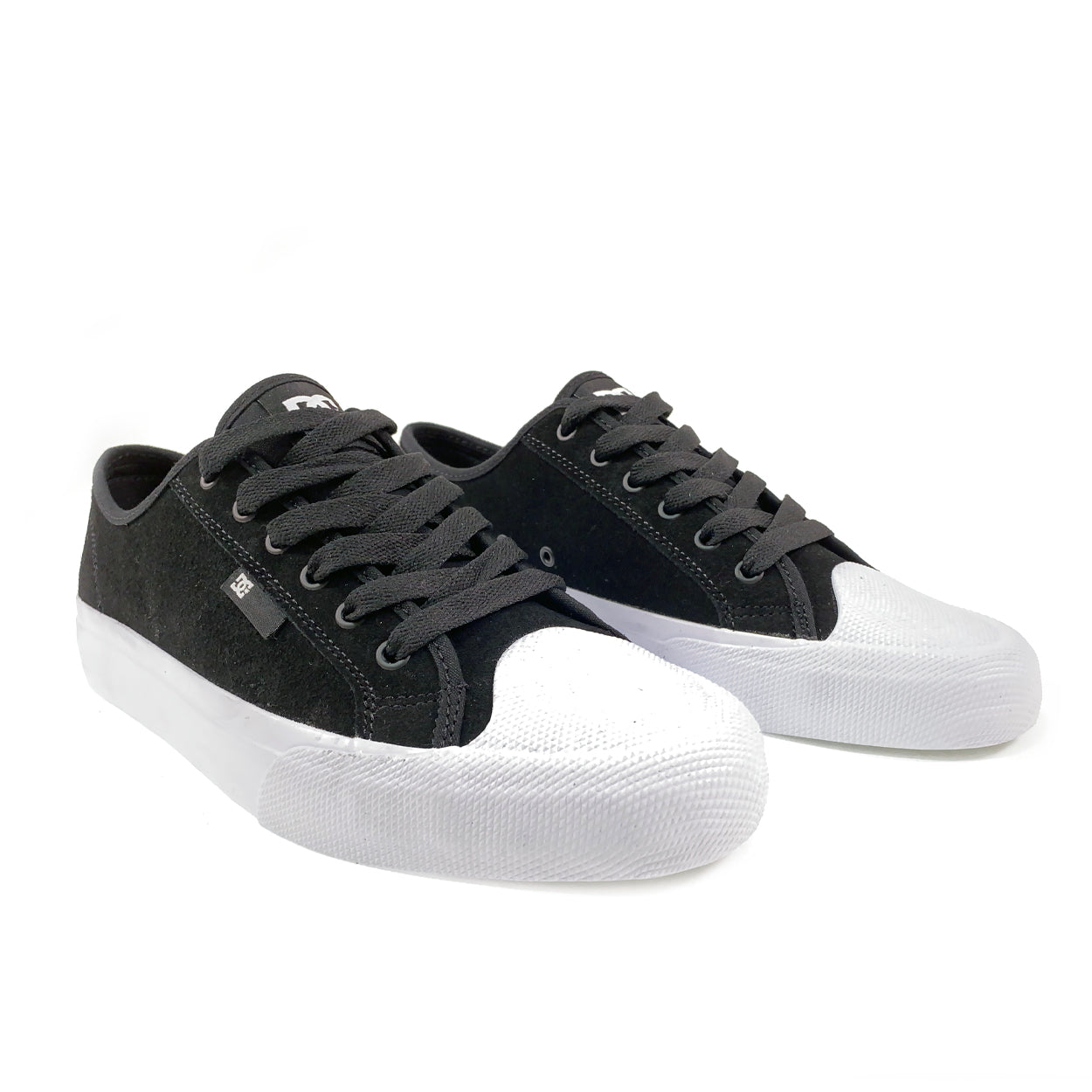 DC Shoes Manual RT S Leather Skate Shoes - Black / White - Prime Delux Store