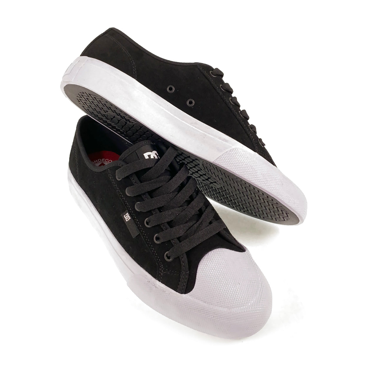 DC Shoes Manual RT S Leather Skate Shoes - Black / White - Prime Delux Store