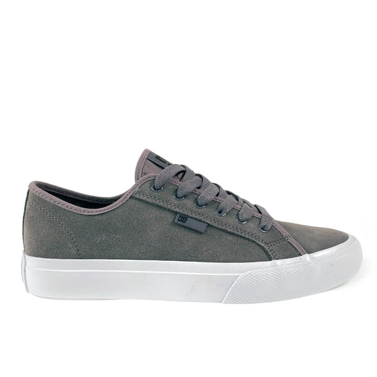 DC Shoes Manual S Leather Skate Shoes - Grey - Prime Delux Store