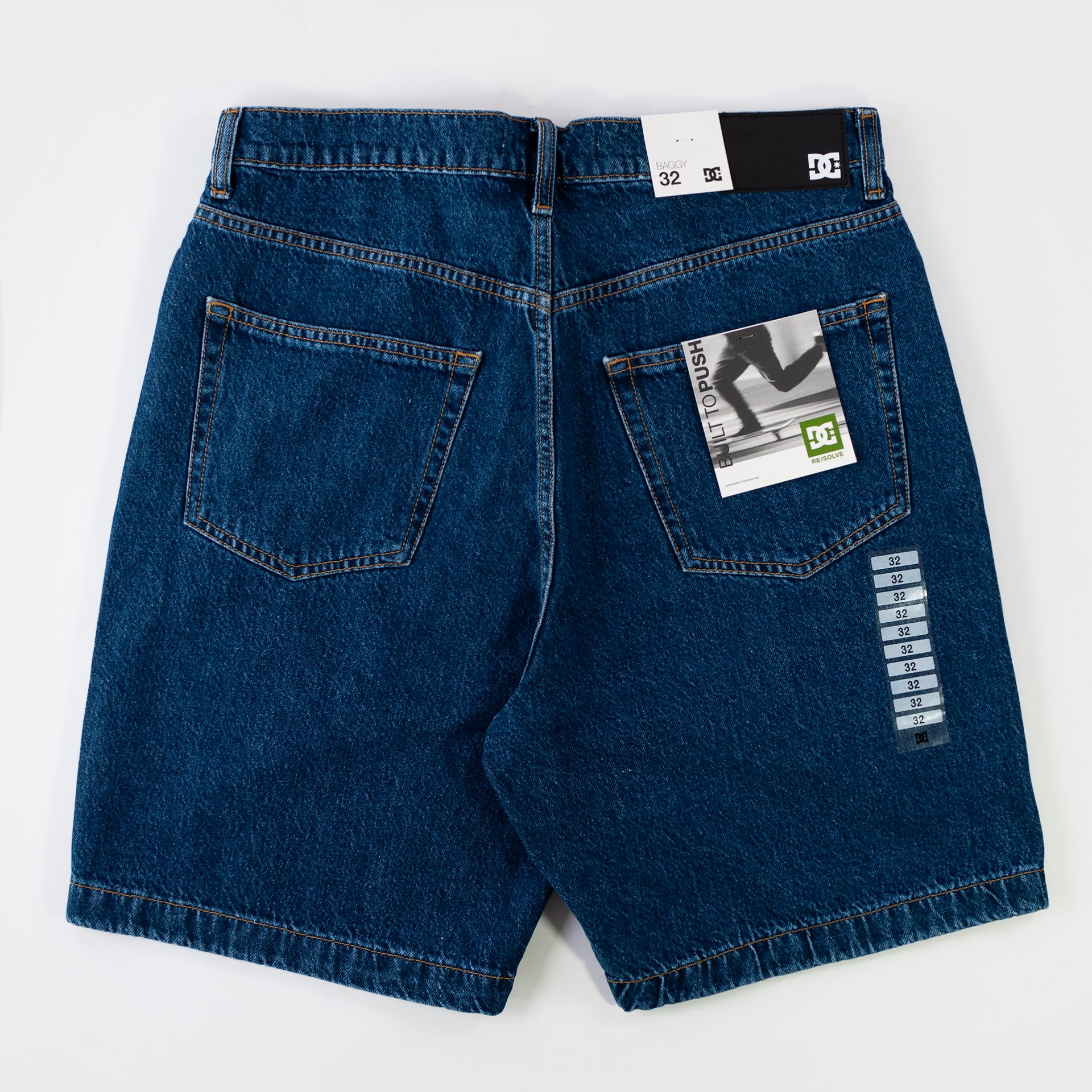 DC Worker Baggy Denim Shorts - Stone Indigo - Prime Delux Store