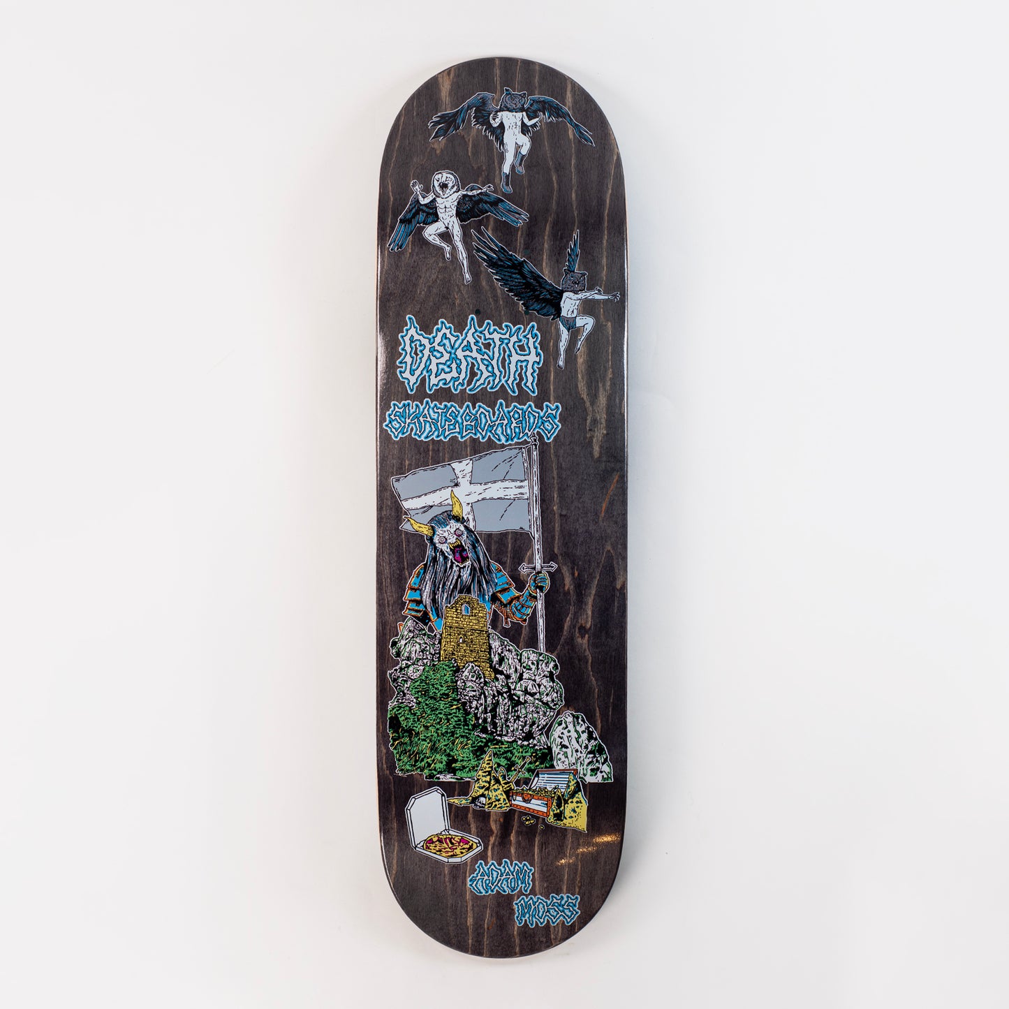 Death 8.5" Adam Moss Roche Rock Deck - Grey Stain - Prime Delux Store