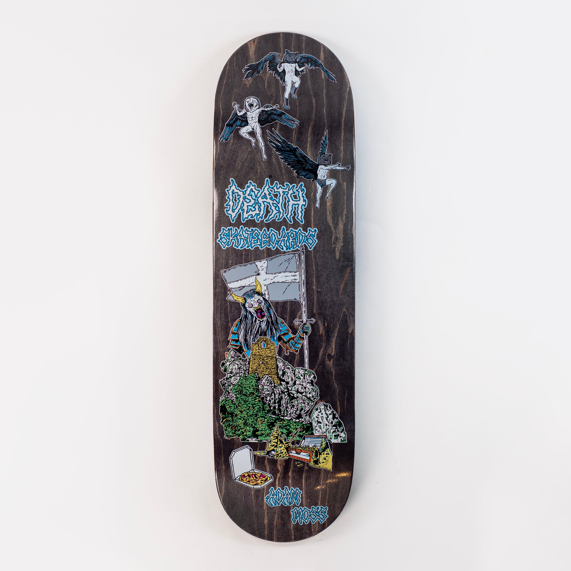 Death 8.5" Adam Moss Roche Rock Deck - Grey Stain - Prime Delux Store