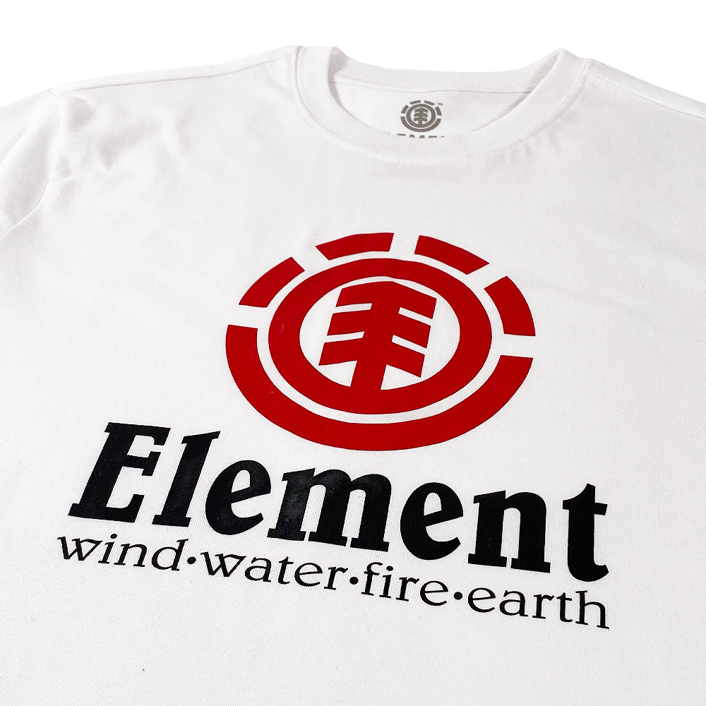 Element Vertical SS T-Shirt - Optic White - Prime Delux Store