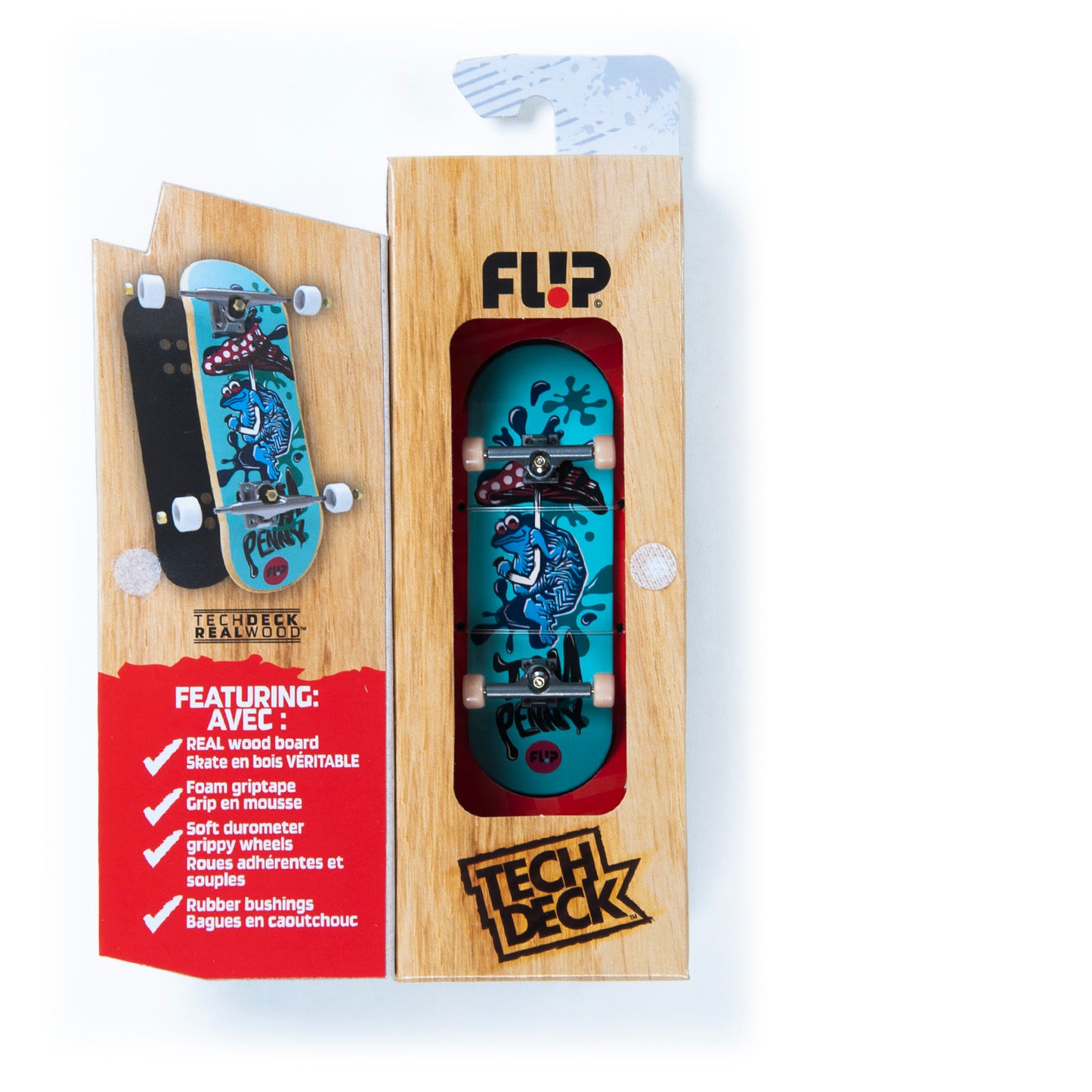 Flip - Tom Penny Tin Toys Performance Wood Tech Deck Fingerboard - 96mm - Prime Delux Store