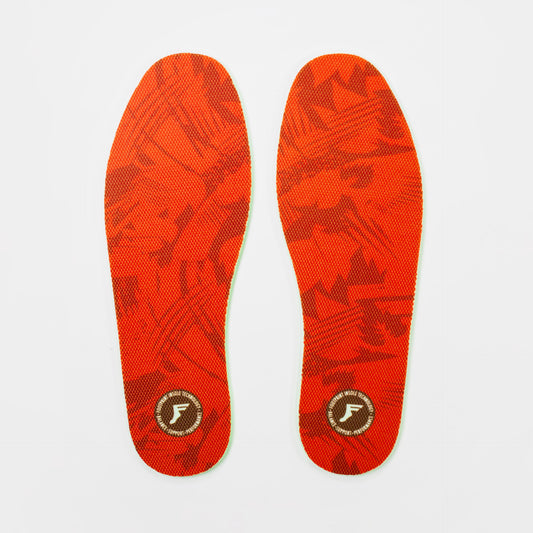 Footprint Kingfoam Flat Insoles 5mm - Red/Camo - Prime Delux Store