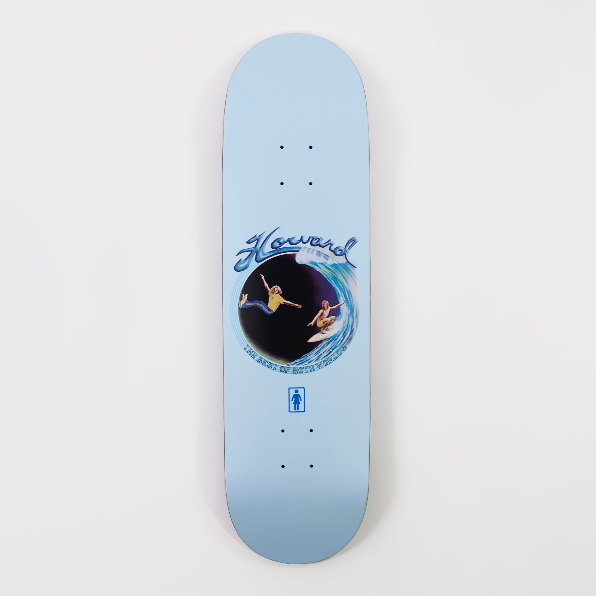 Girl 8.5" Rick Howard Best of Both Worlds Deck - Blue - Prime Delux Store