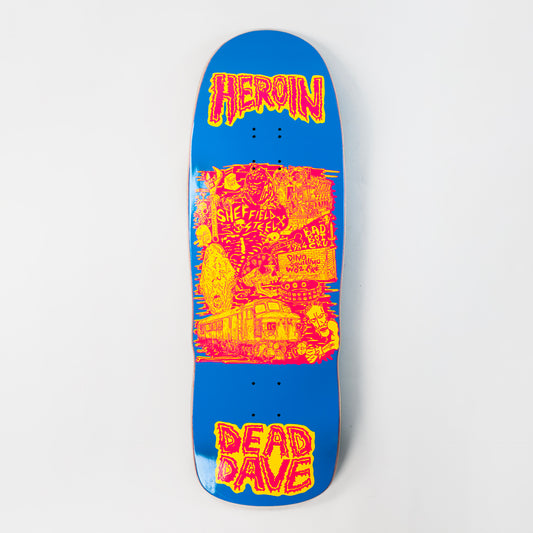Heroin 10.1" Dead Dave Allegory of Fear Deck - Blue