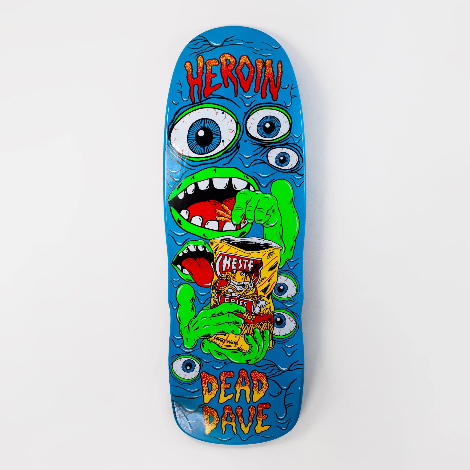 Heroin 10.1" Dead Dave Mutate Or Die Deck - Blue - Prime Delux Store