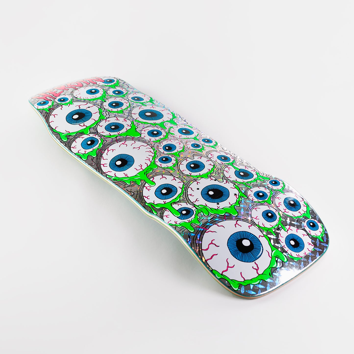 Heroin 10.25" Holo Mutant Eyeballer Deck - Silver Holographic - Prime Delux Store