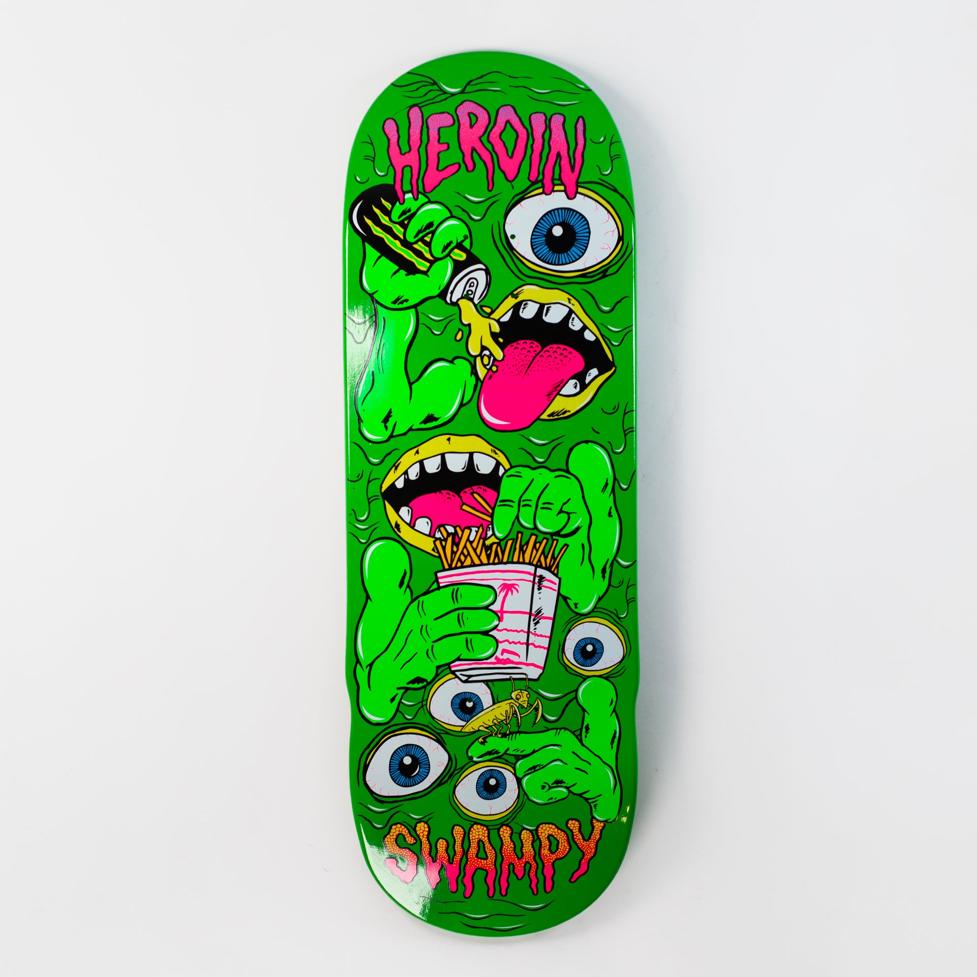 Heroin 10.25" Swampy Mutate Or Die Deck - Green - Prime Delux Store
