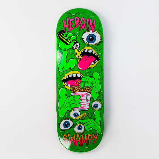 Heroin 10.25" Swampy Mutate Or Die Deck - Green - Prime Delux Store