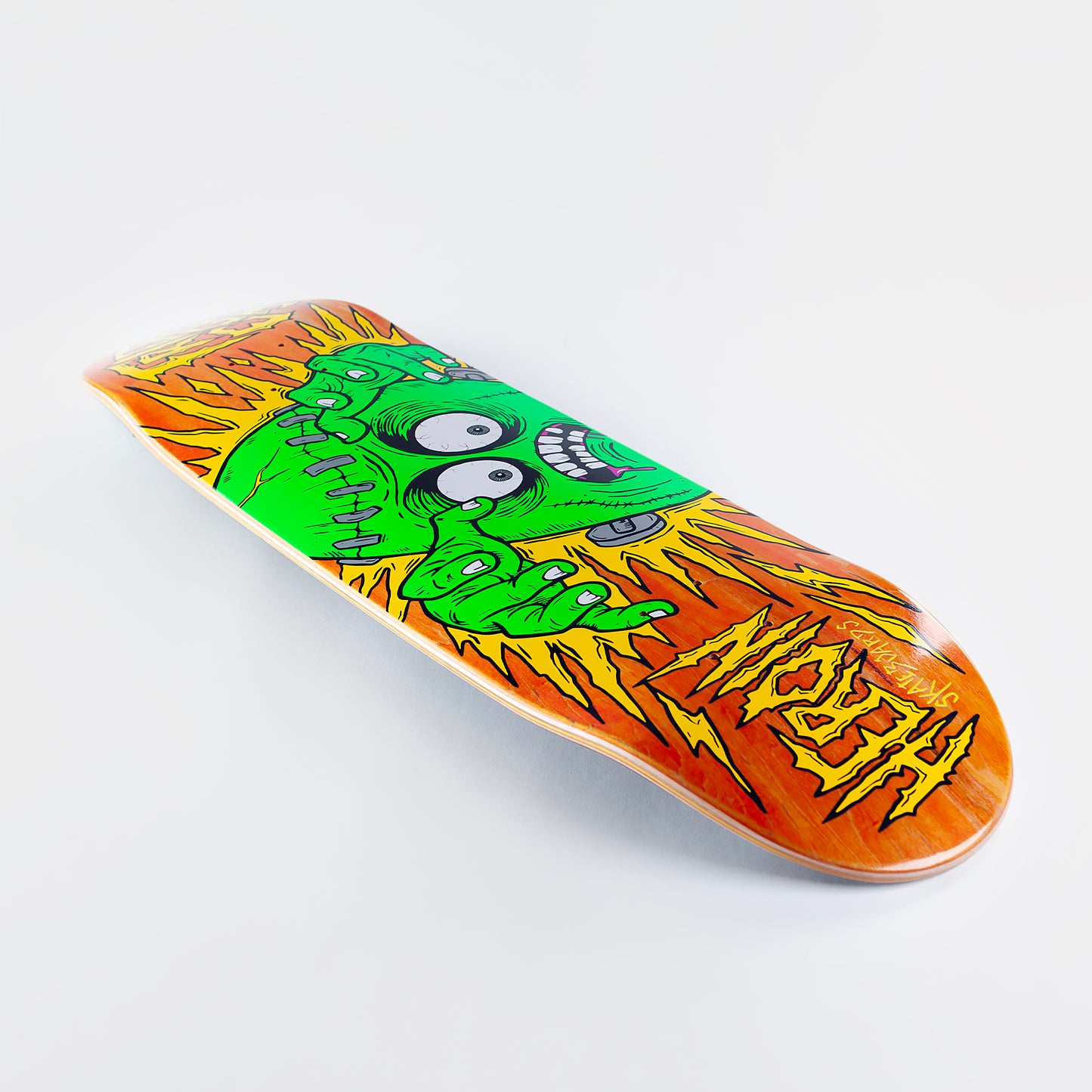 Heroin 8.9" Fried Egg Deck - Orange Stain - Prime Delux Store