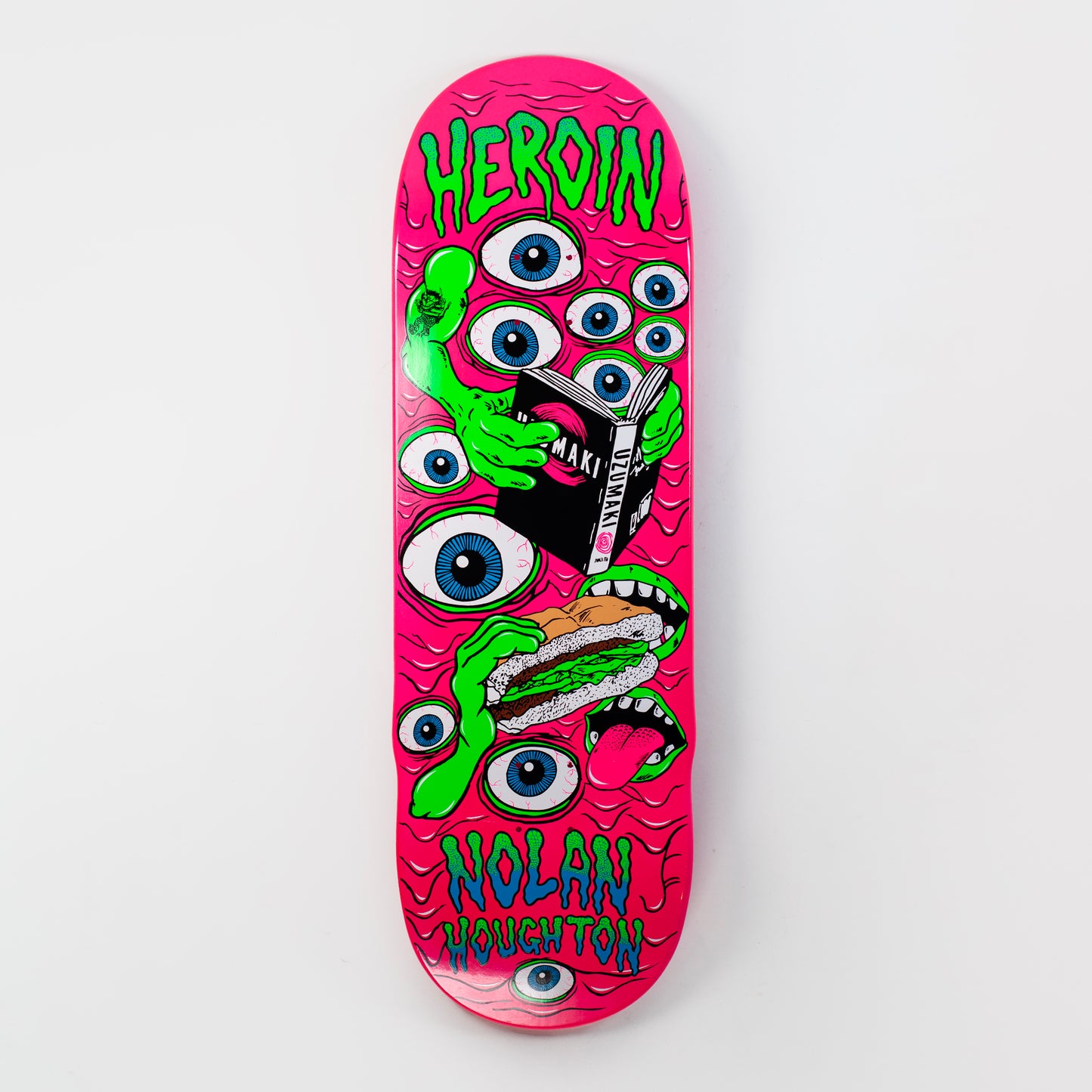 Heroin 9.5" Nolan Houghton Mutate Or Die Deck - Pink - Prime Delux Store