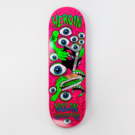 Heroin 9.5" Nolan Houghton Mutate Or Die Deck - Pink - Prime Delux Store