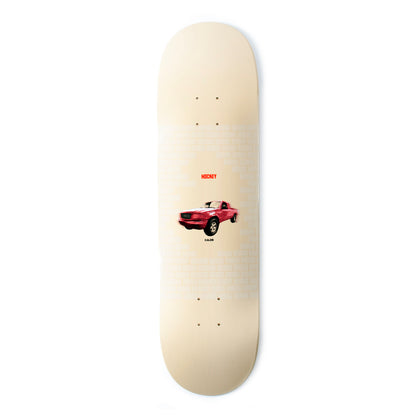 Hockey Skateboards - 8.38" - Celeb Barnett Red Ranger Deck - White - Prime Delux Store