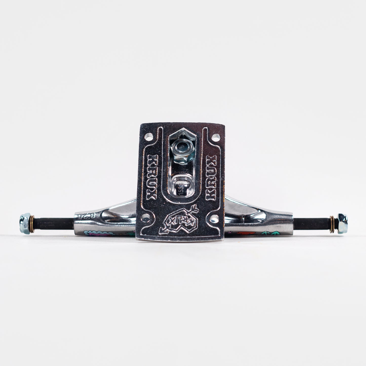 Krux Trucks K5 DLK Skate Like A Girl Standard - Silver/Multi ( Sold as a pair ) - Prime Delux Store