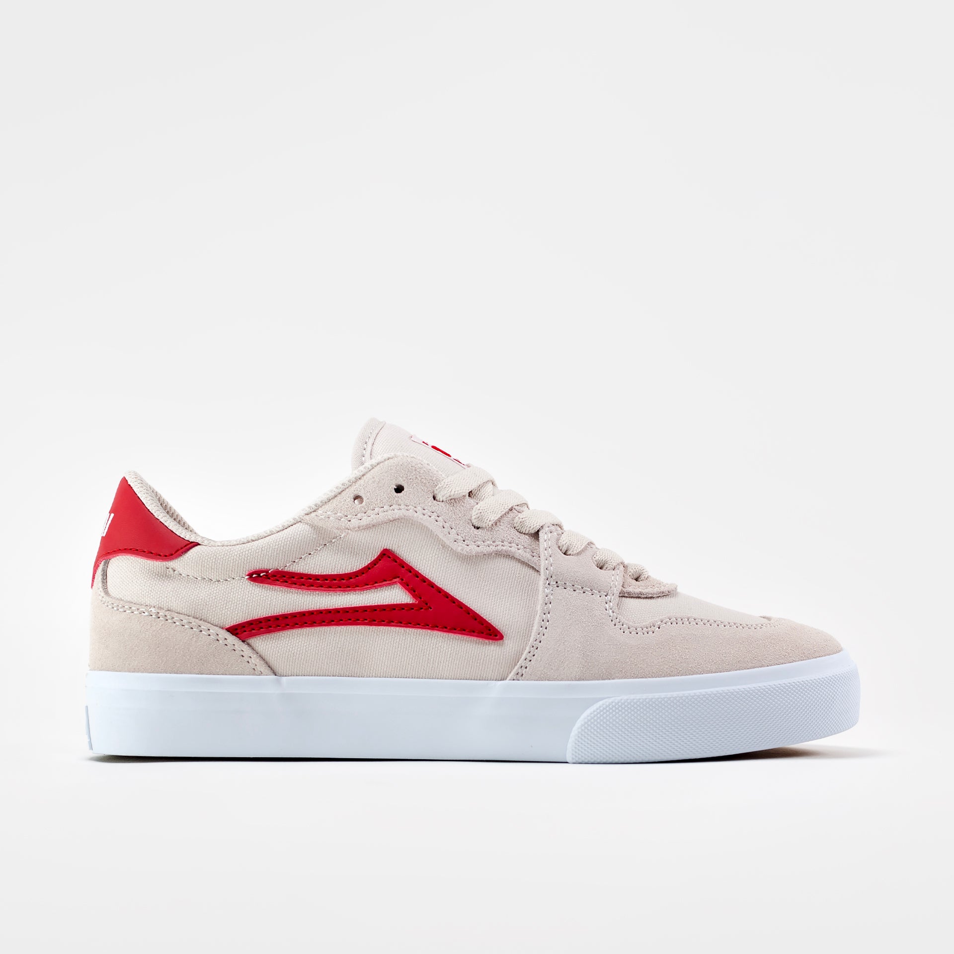 Lakai - York Shoes - White/Red - Prime Delux Store