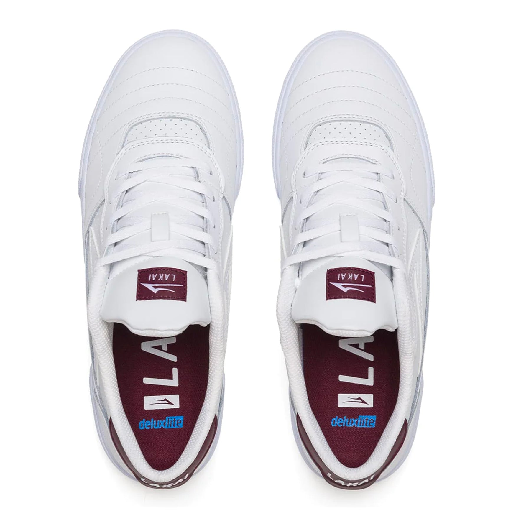 Lakai cambridge best sale white burgundy