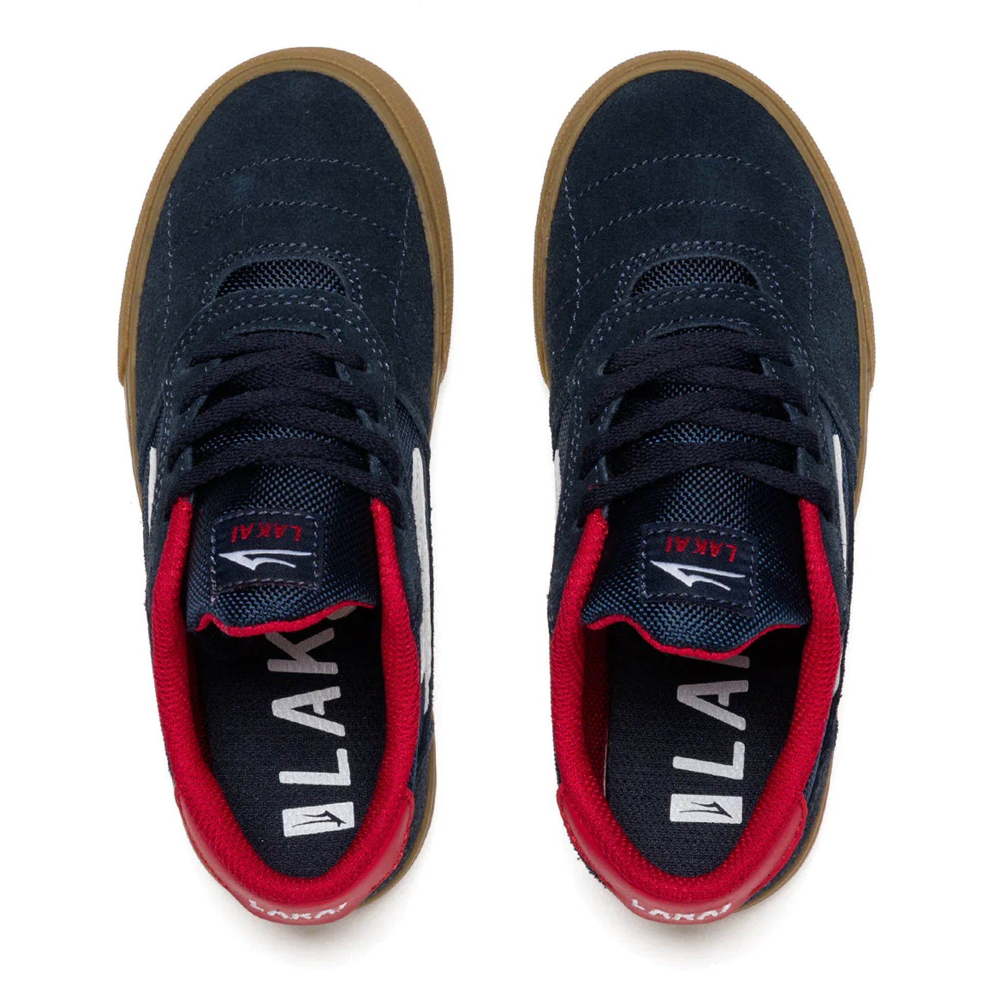 Lakai Cambridge Kids Shoe - Navy / Gum Suede - Prime Delux Store