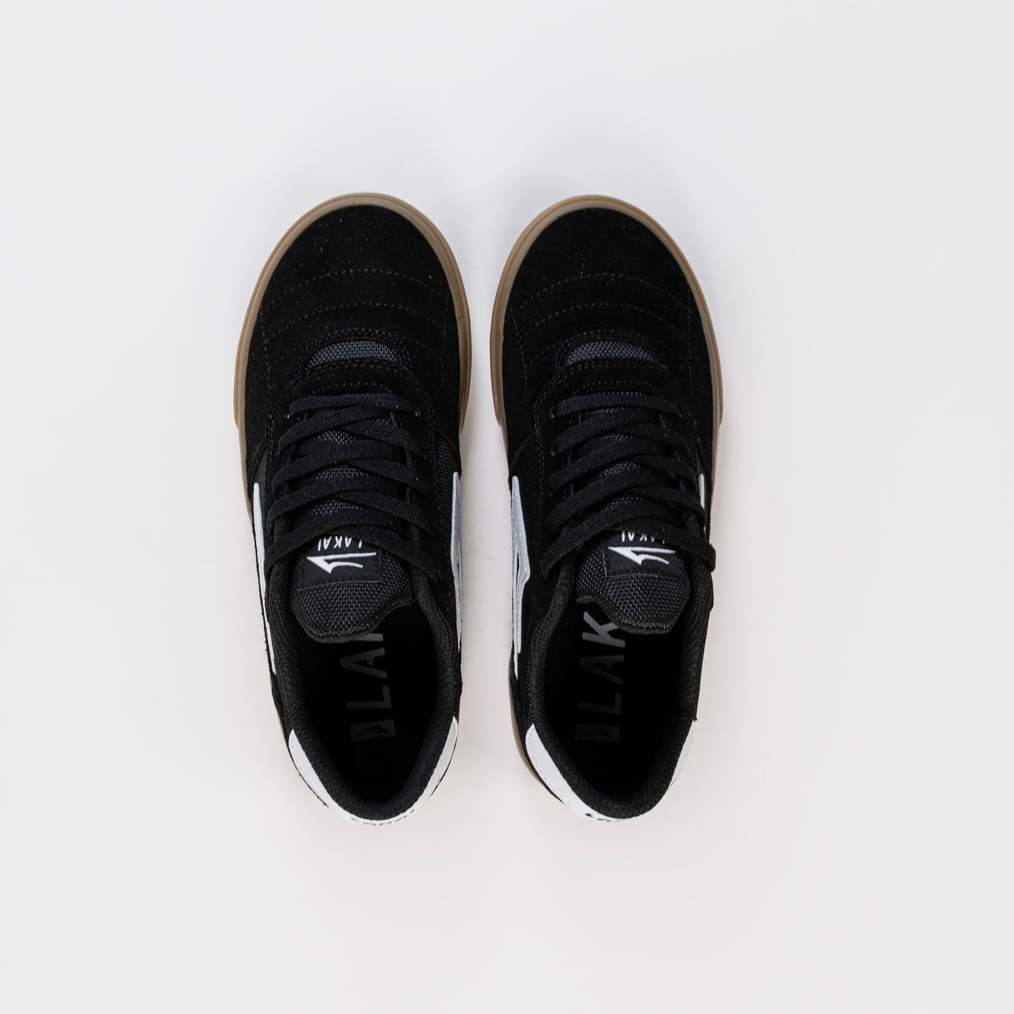 Lakai Cambridge Kids Skate Shoes - Black/Gum, available at Prime Delux Store, Plymouth, Devon, UK.