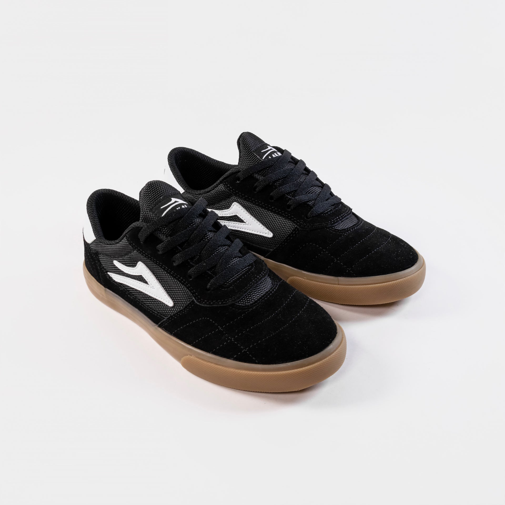 Lakai Cambridge Kids Skate Shoes - Black/Gum, available at Prime Delux Store, Plymouth, Devon, UK.