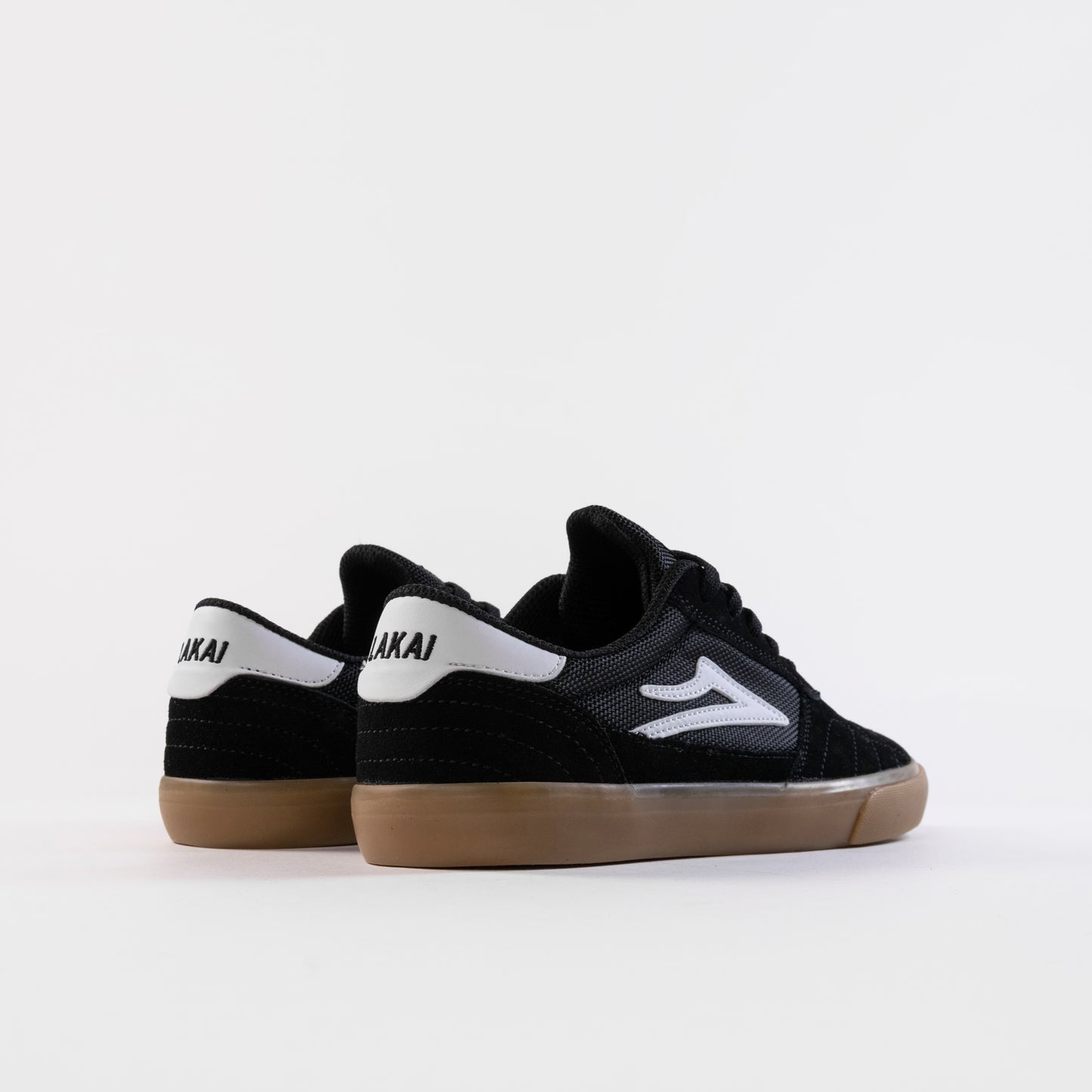 Lakai Cambridge Kids Skate Shoes - Black/Gum, available at Prime Delux Store, Plymouth, Devon, UK.