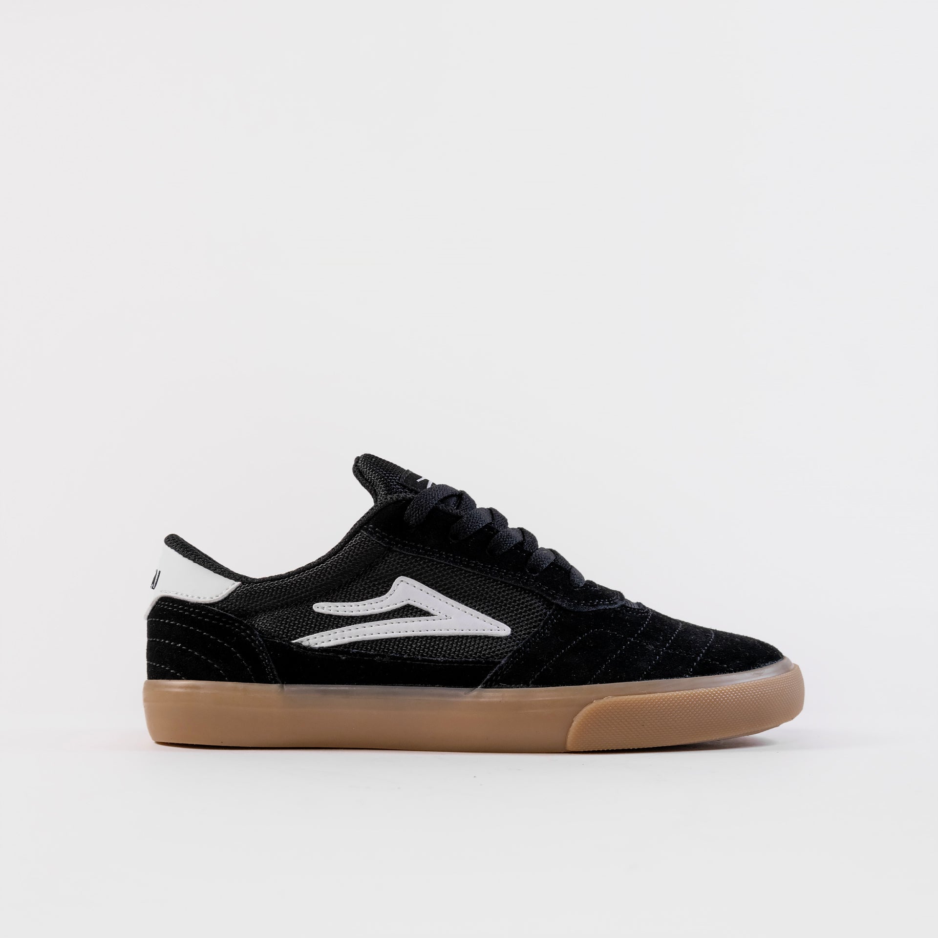 Lakai Cambridge Kids Skate Shoes - Black/Gum, available at Prime Delux Store, Plymouth, Devon, UK.