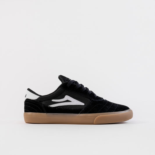 Lakai Cambridge Kids Skate Shoes - Black/Gum, available at Prime Delux Store, Plymouth, Devon, UK.
