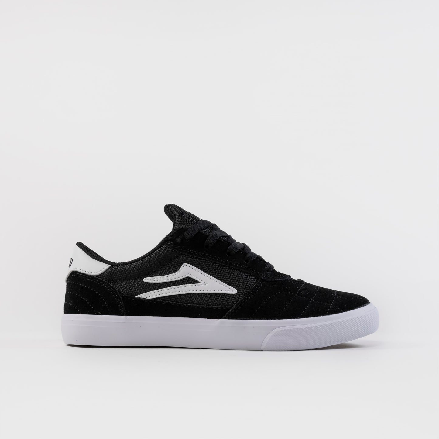 Lakai Cambridge Kids Skate Shoes - Black/White, available at Prime Delux Store, Plymouth, Devon, UK.