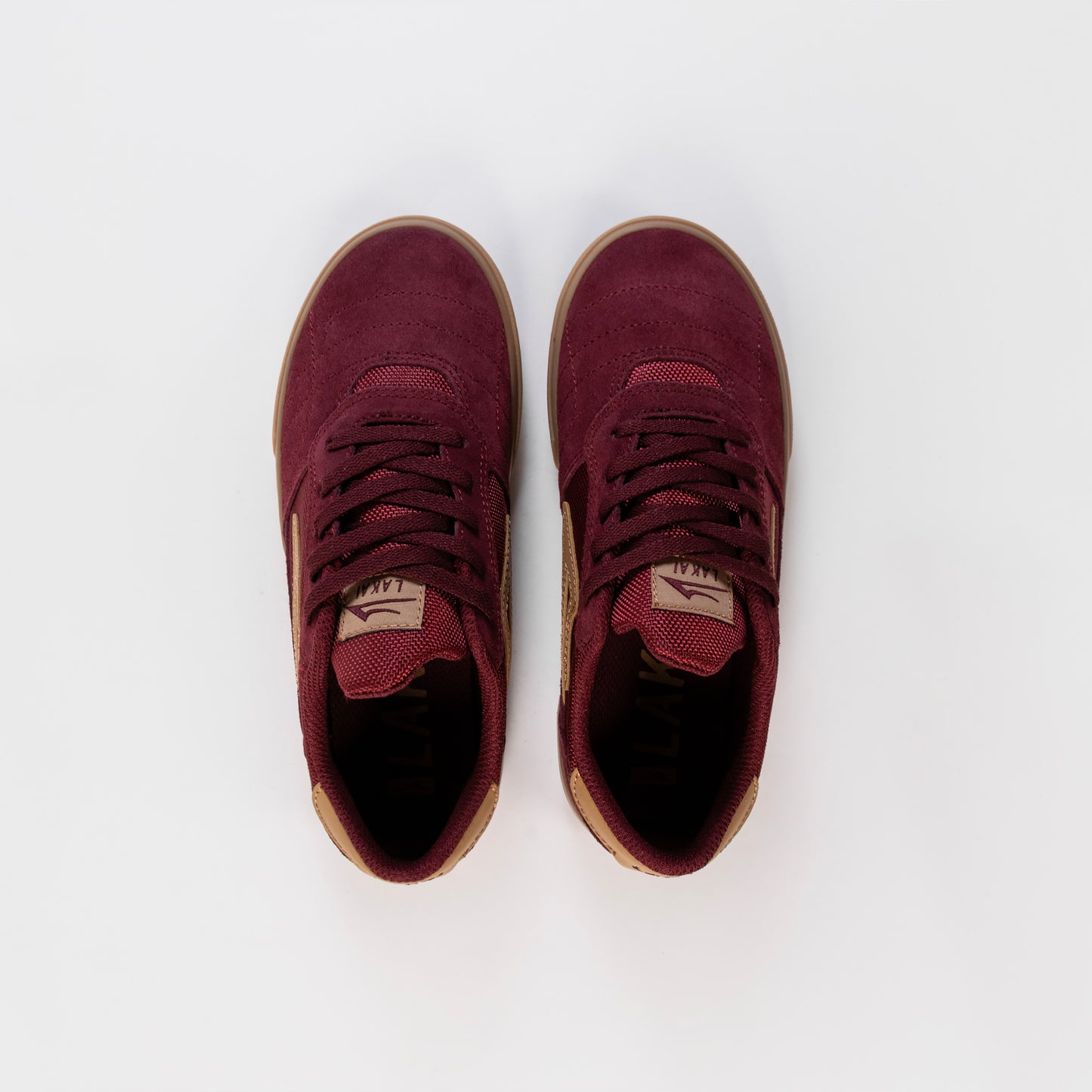 Lakai Cambridge Kids Skate Shoes - Burgundy, available at Prime Delux Store, Plymouth, Devon, UK.