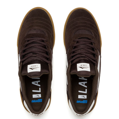 Lakai Cambridge Skate Shoes - Chocolate/Light Blue UV - Prime Delux Store