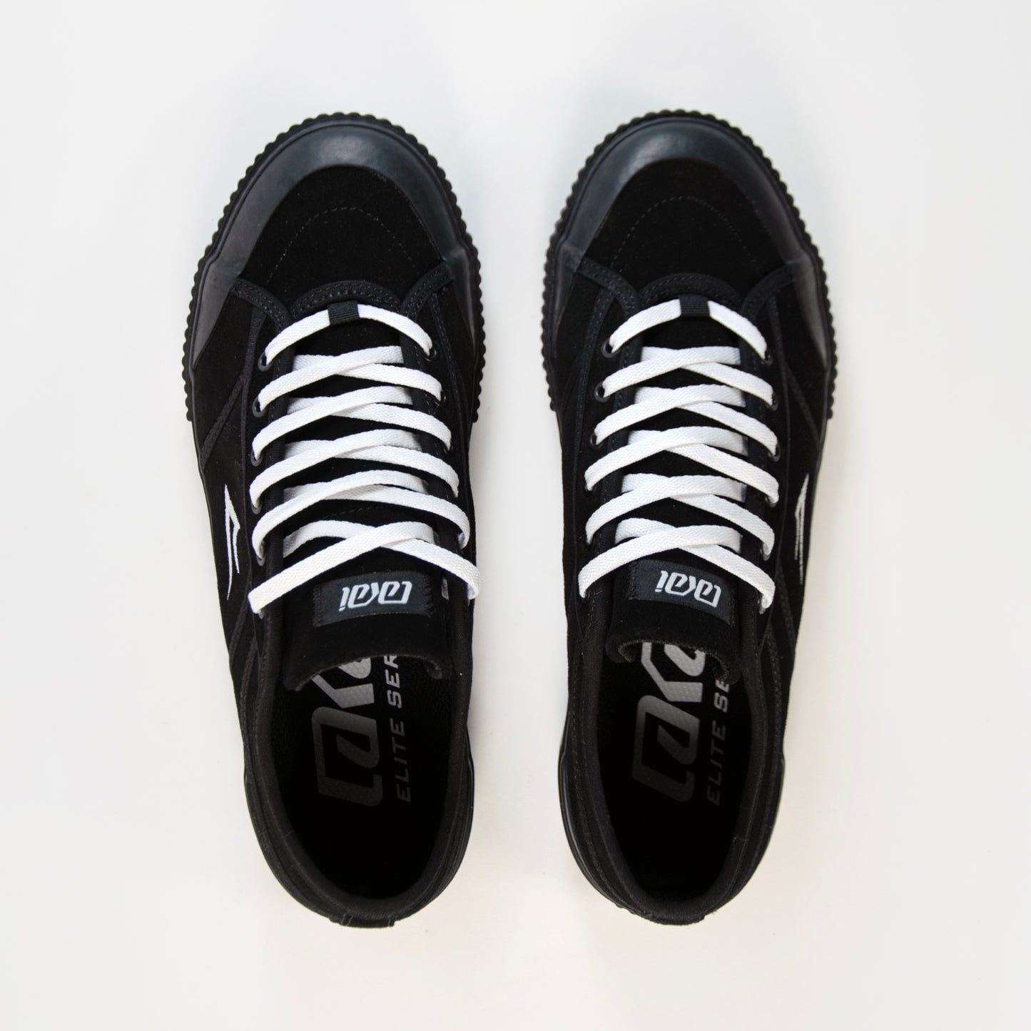 Lakai Conrad Skate Shoes - Black/Black, available at Prime Delux Store, Plymouth, Devon, UK.