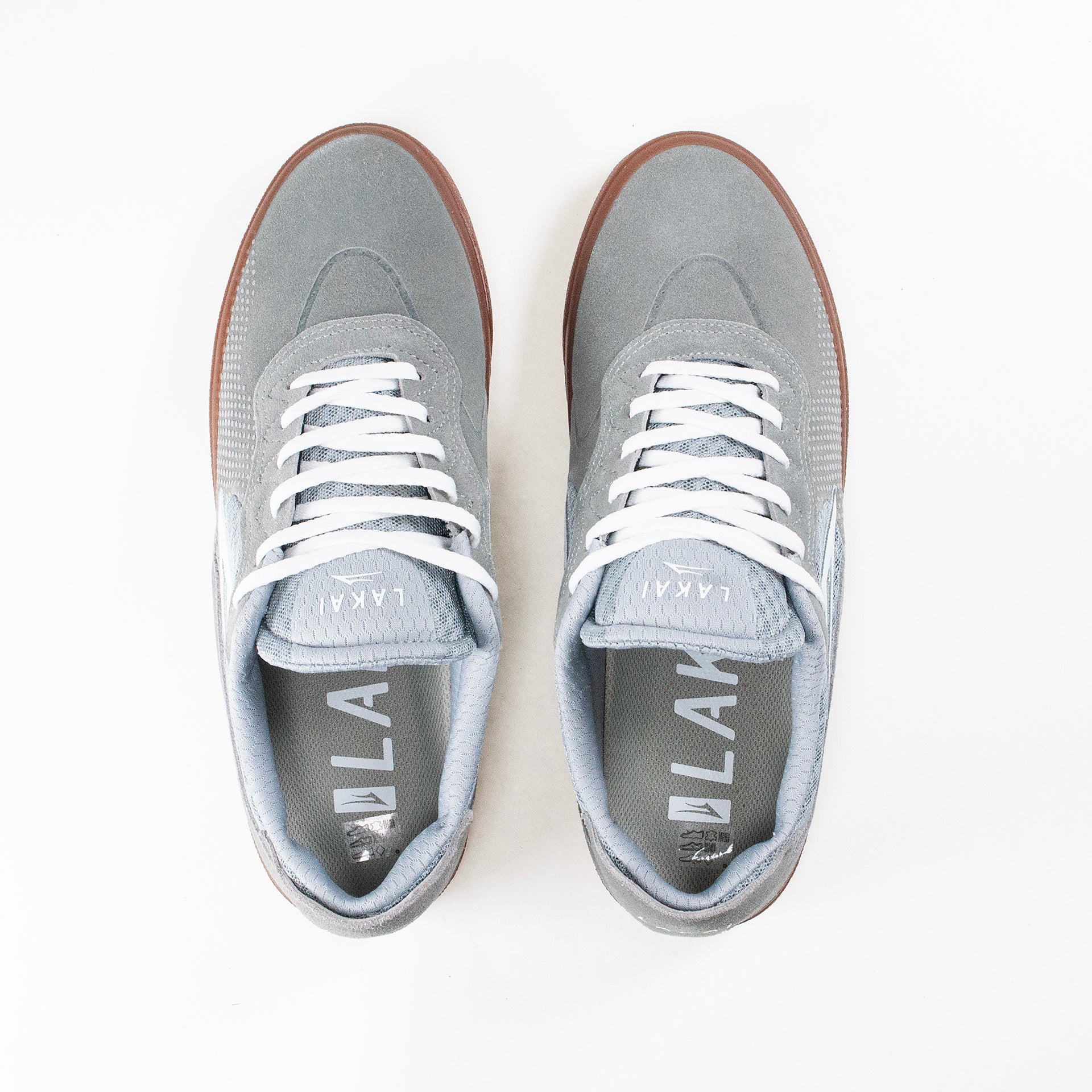 Lakai Essex Shoes - Light Grey/ Gum - Prime Delux Store