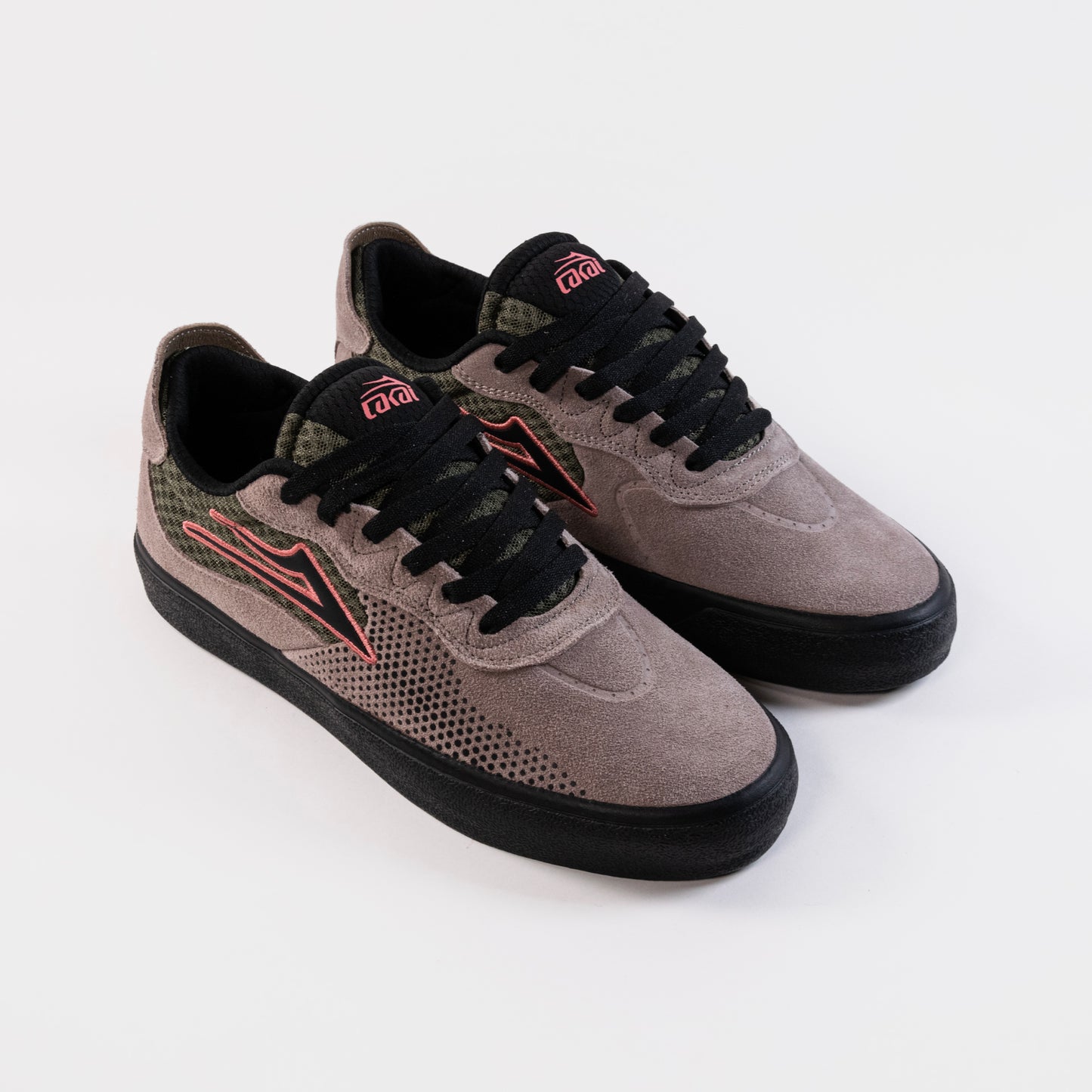Lakai Essex Skate Shoes Black/Olive/Brown, available at Prime Delux Store, Plymouth, Devon, UK.