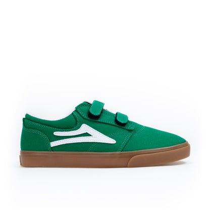 Lakai Griffin Kids Canvas Shoes - Green/ Gum - Prime Delux Store