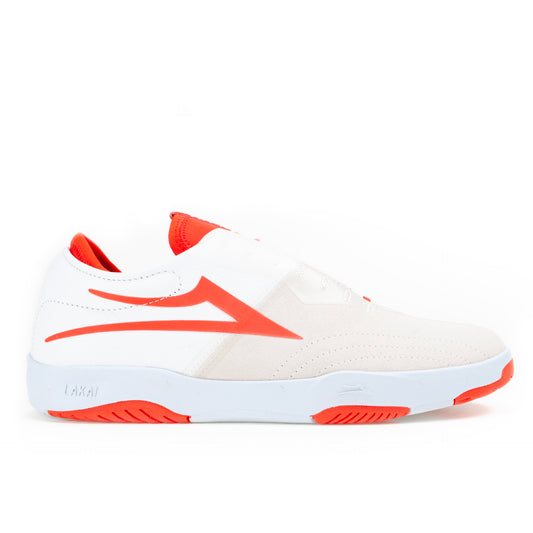 Lakai Mod Cup Skate Shoe - White/ Flame - Prime Delux Store